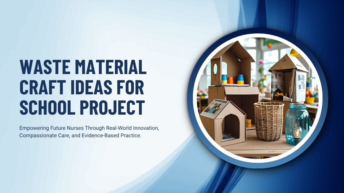 Waste Material Craft Ideas for School Project